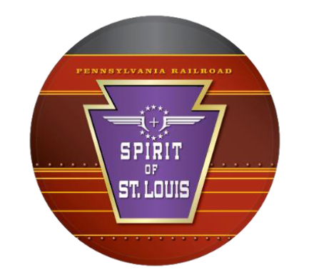 Pennsylvannia Railroad 'Spirit Of St. Louis' Drumhead Magnet