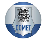 NewYork, New Haven, and Hartford Railroad 'Comet' Drumhead Magnet