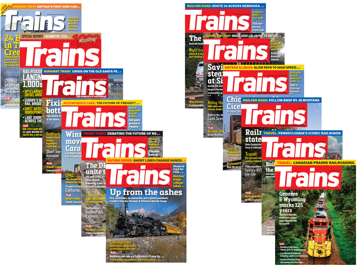 Trains Magazine 2024 Collection