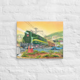 GG1 at Lionelville Station Canvas by Robert Sherman - 16"x20"