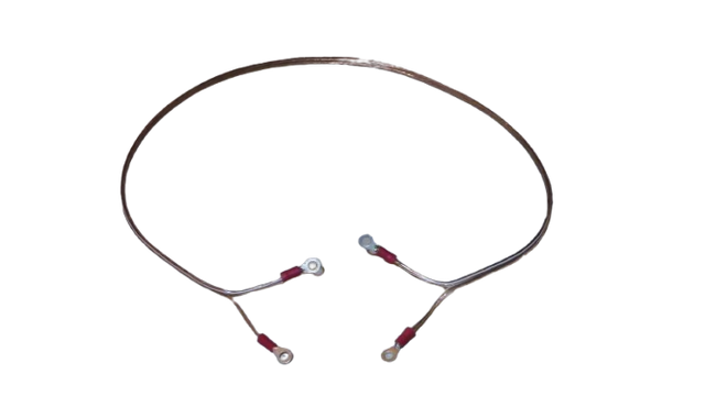 2' Connector Lead Set with Ring and Spade Connectors