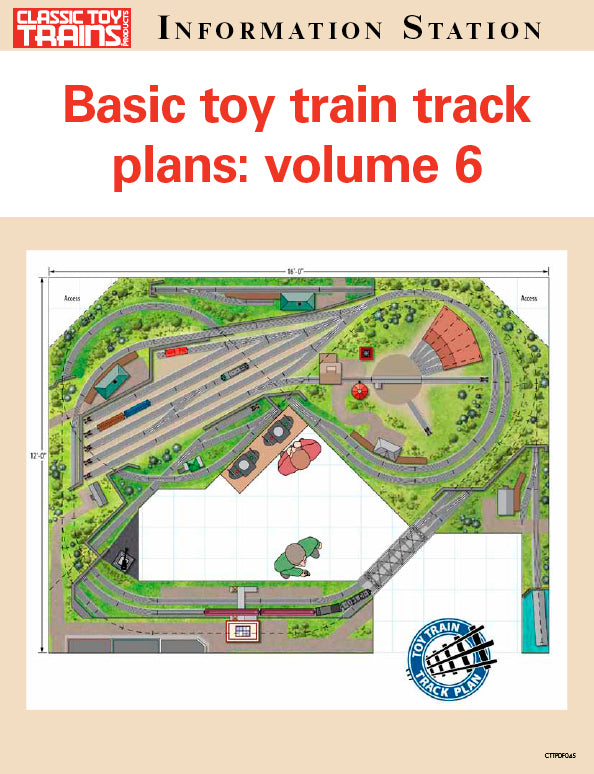 Basic Toy Train Track Plans Vol. 6 – Trains.com Store