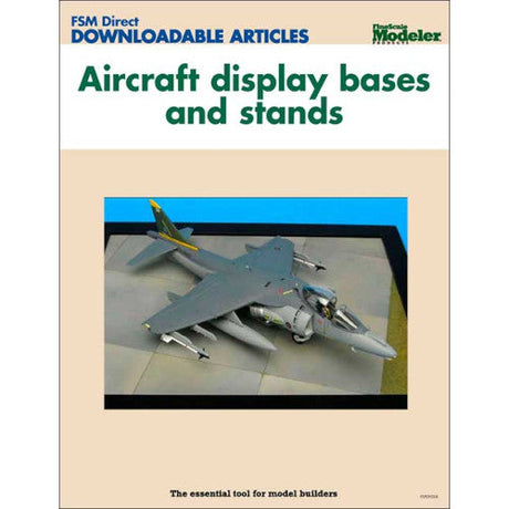 Aircraft display bases and stands