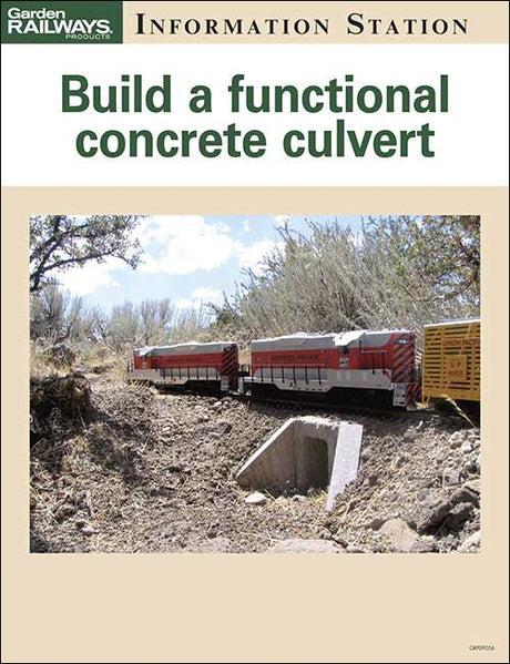 Build a functional concrete culvert