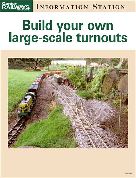 Build your own large-scale turnouts