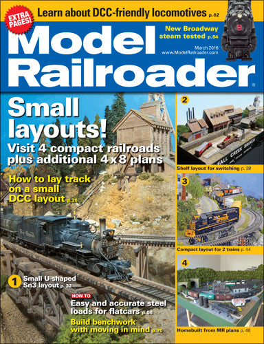 Model Railroader March 2016