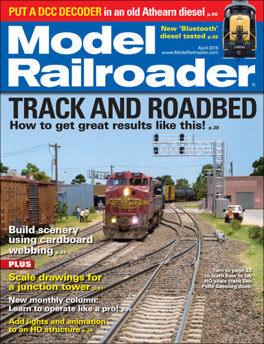 Model Railroader April 2016