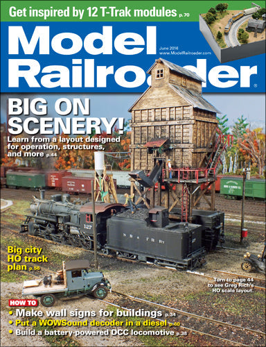 Model Railroader June 2016