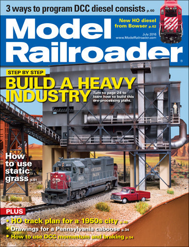 Model Railroader July 2016