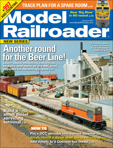 Model Railroader January 2017