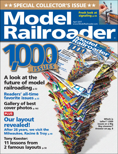 Model Railroader April 2017