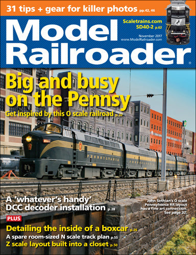 Model Railroader November 2017