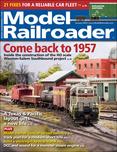 Model Railroader January 2018