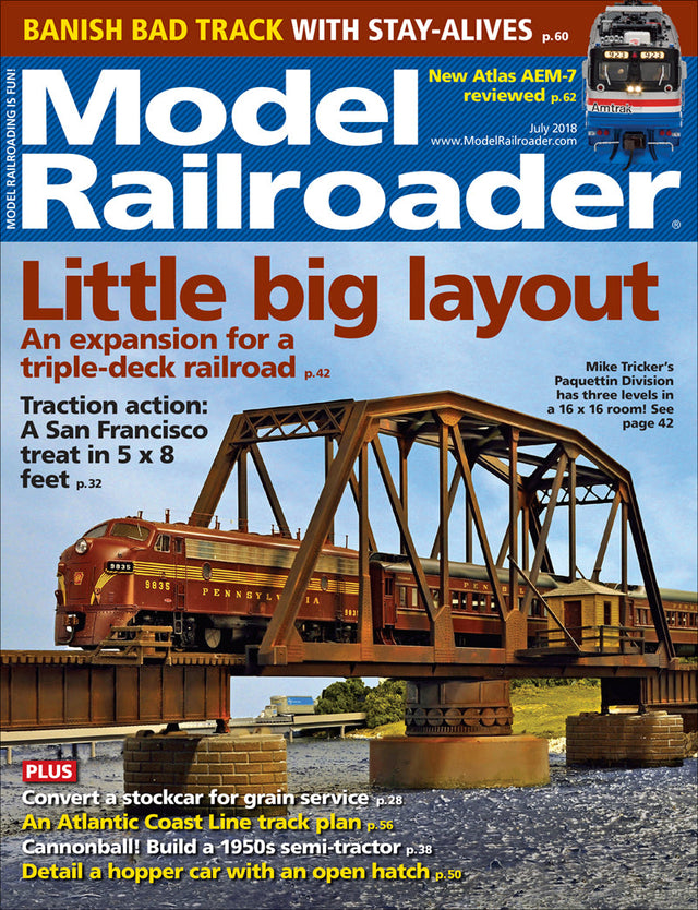 Model Railroader July 2018