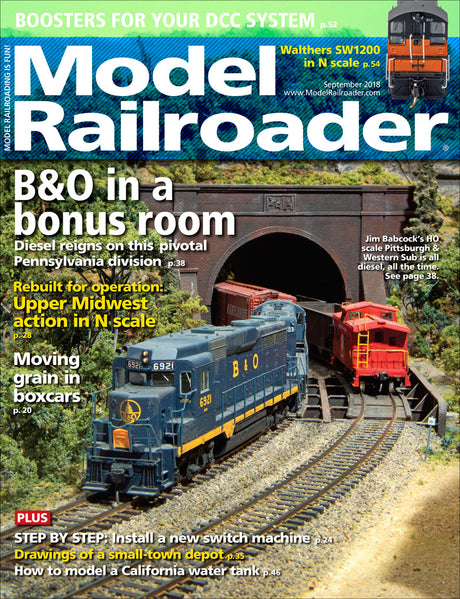 Model Railroader September 2018