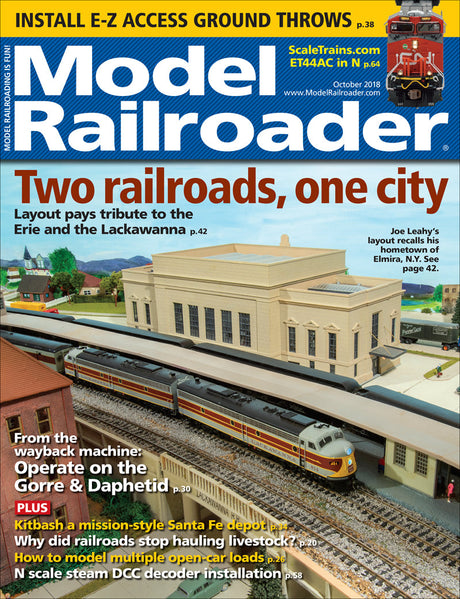 Model Railroader October 2018