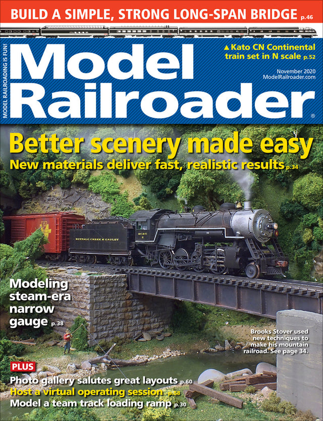 Model Railroader November 2020