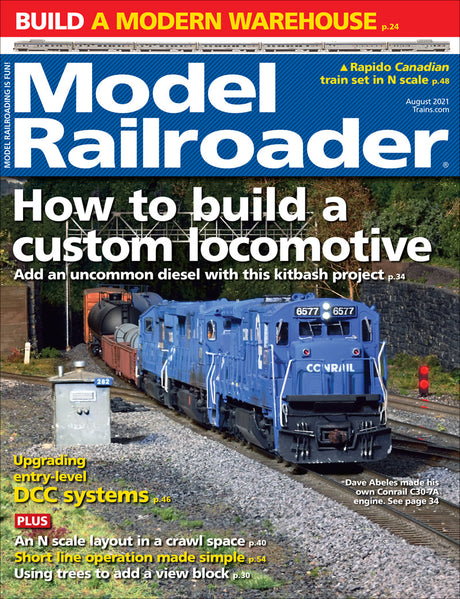 Model Railroader August 2021