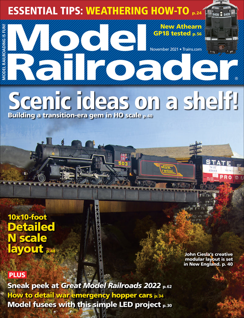 Model Railroader November 2021 – Trains.com Store