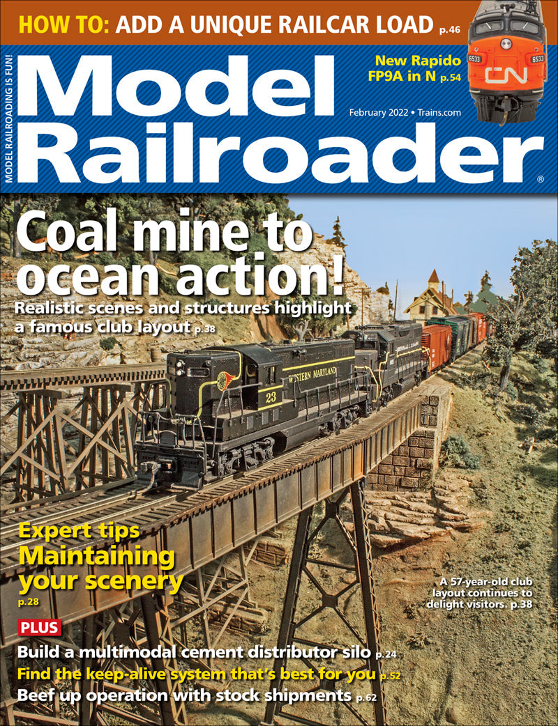 Model Railroader February 2022