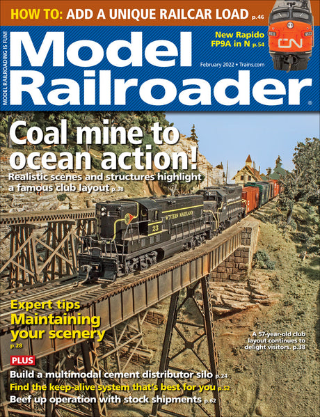 Model Railroader February 2022