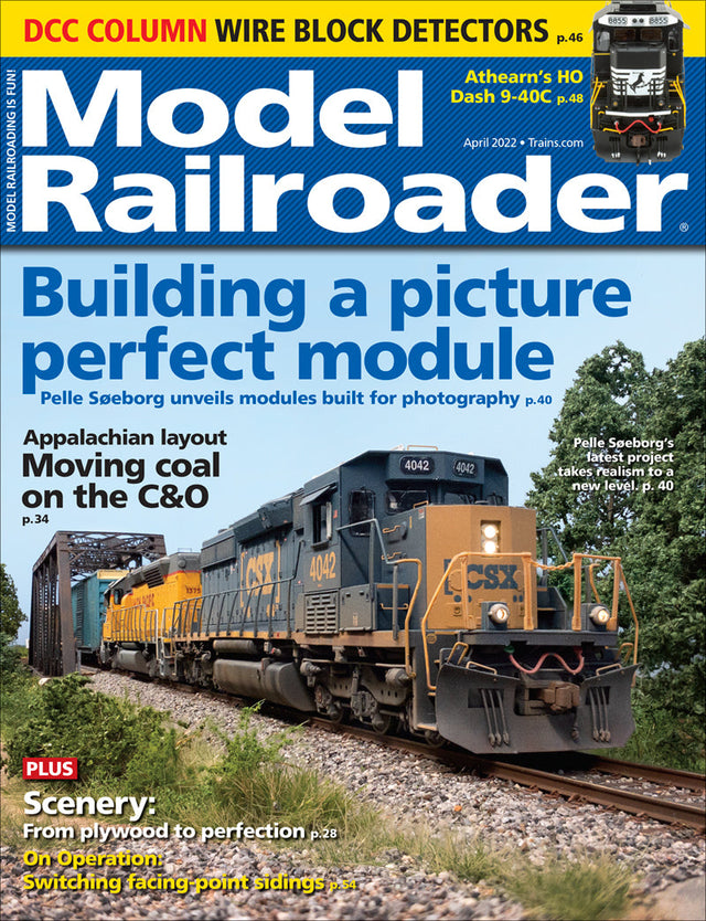 Model Railroader April 2022 – Trains.com Store