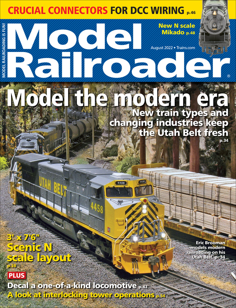 Model Railroader August 2022 – Trains.com Store