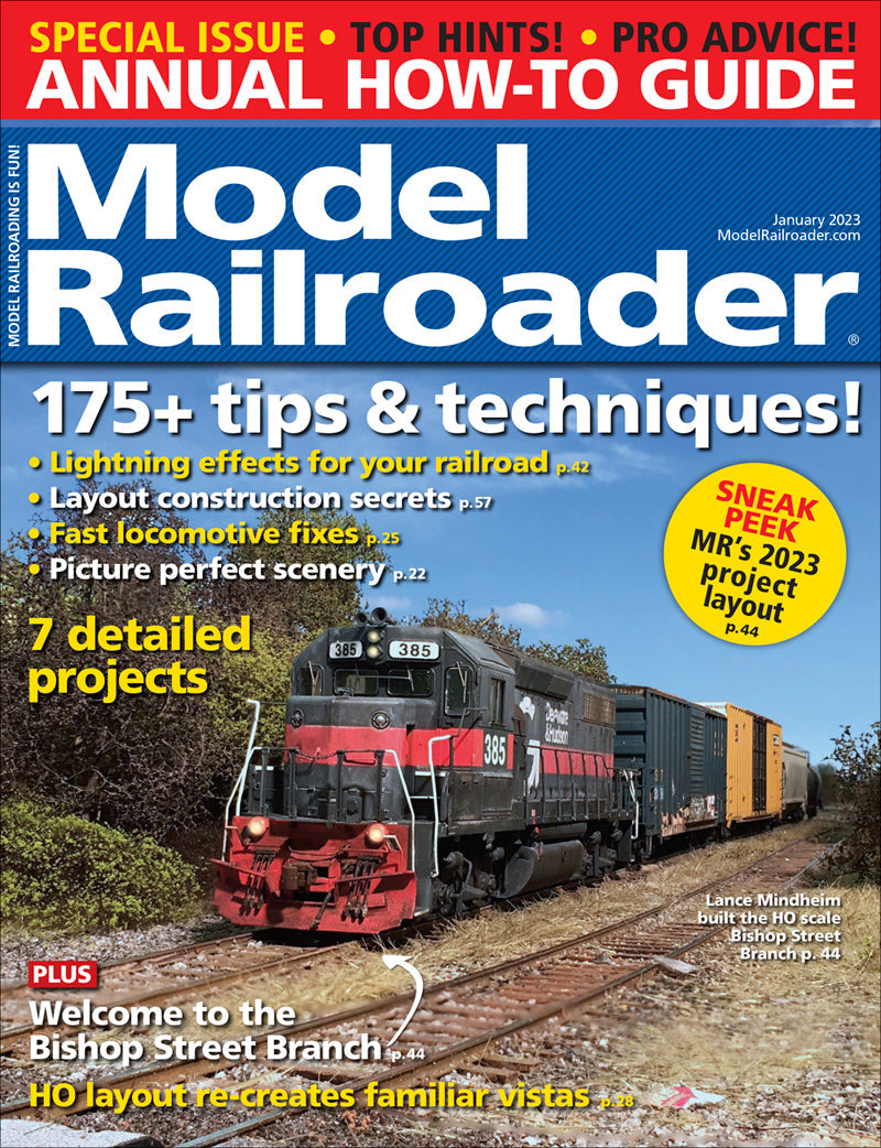 Model Railroader January 2023