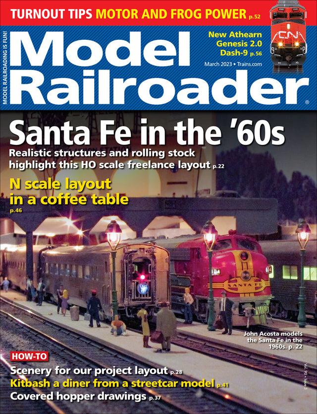 Model Railroader March 2023