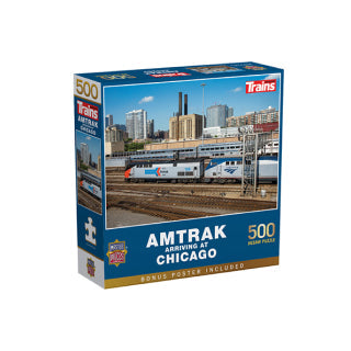 Amtrak Arriving at Chicago Puzzle