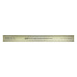 Model railroad reference ruler on a white background