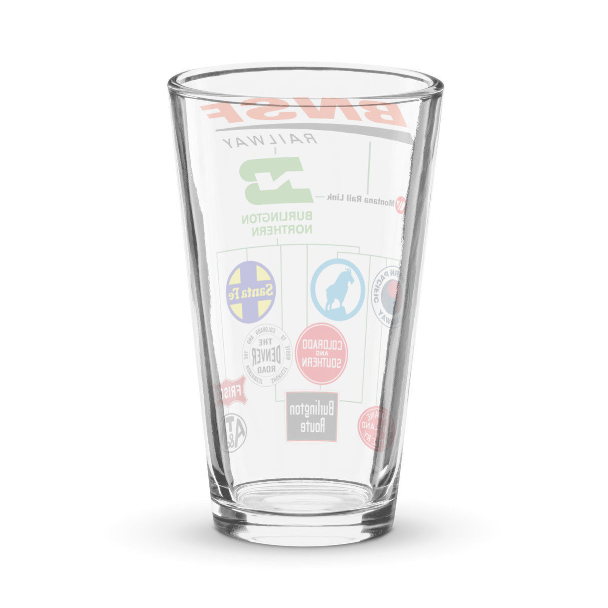 BNSF Family Tree Pint Glass