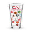 Canadian National Family Tree Pint Glass