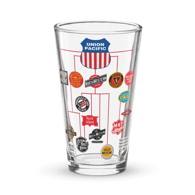 Union Pacific Family Tree Pint Glass