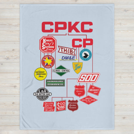 CPKC Family Tree Throw Blanket