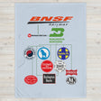 BNSF Family Tree Throw Blanket